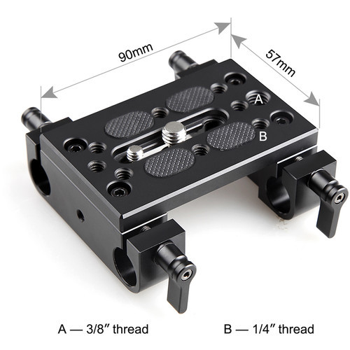 SmallRig Baseplate with Dual 15mm Rod Clamp 1775