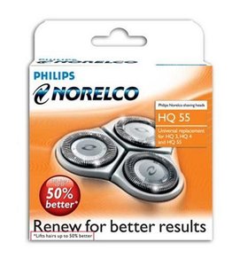 סט סכינים למכונת גילוח PHILIPS HQ55 פיליפס