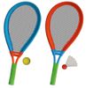 זוג מחבטים גדולים + 2 כדורים למשחקי בדמינגטון/Softball