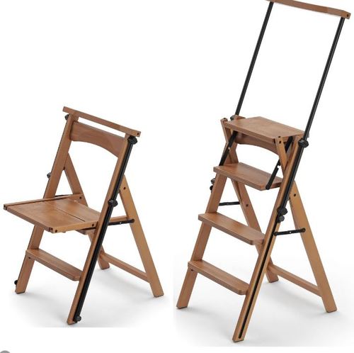 סולם כיסא עץ דובדבן ELEITTA stool&chair