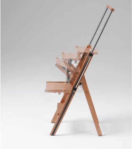 סולם כיסא עץ שחור ELEITTA stool&chair