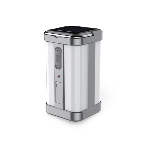פנס קמפינג סולארי נטען עם כבל USB