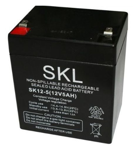 סוללה למערכת אל פסק 12 וולט 5 אמפר לשעה 5A 12V 