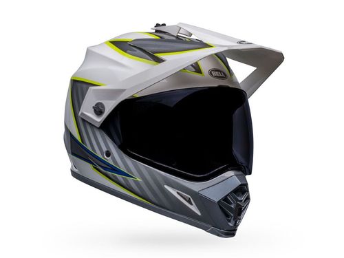 קסדה דו שימושית בל לבן / צהוב - BELL MX-9 ADV MIPS DASH
