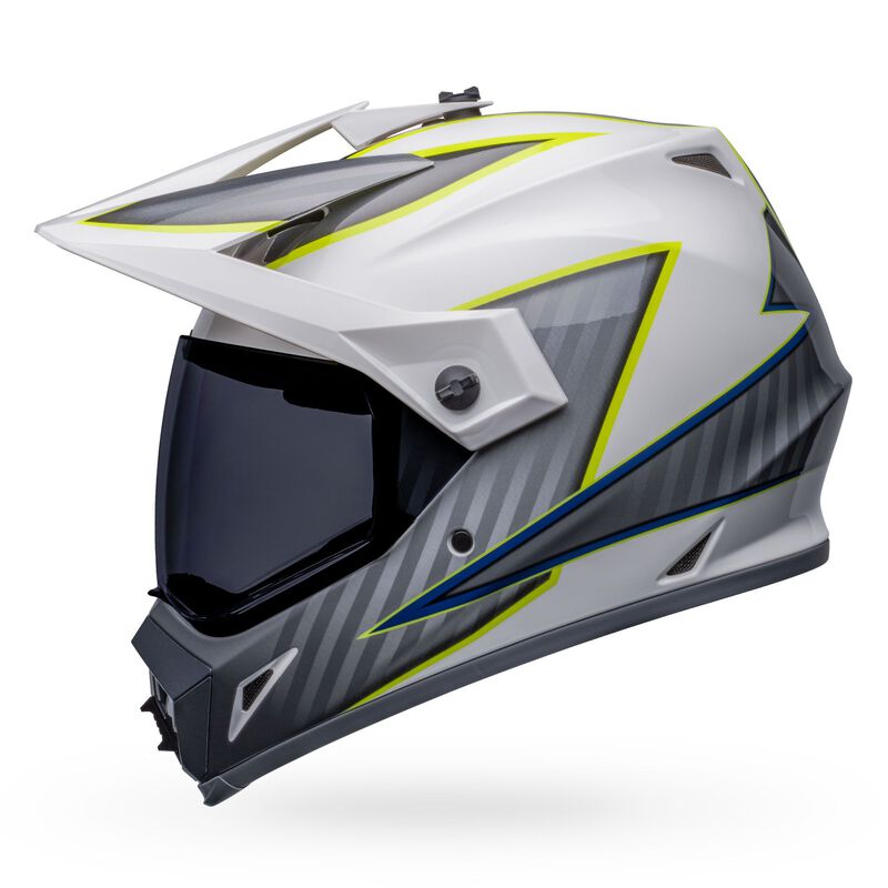 קסדה דו שימושית בל לבן / צהוב - BELL MX-9 ADV MIPS DASH
