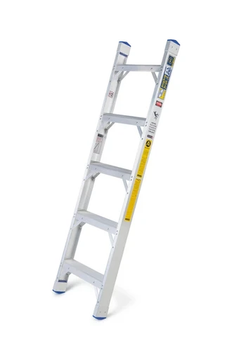 סולם אלומיניום יחיד נשען שלבים רחבים 201180-2 6 שלבים, 1.8 מטר