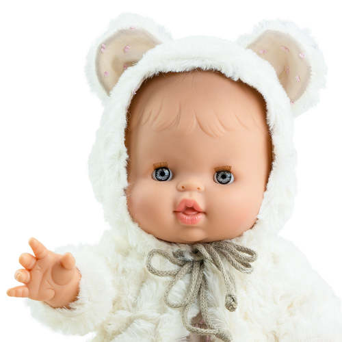 בובה - אלווי עליונית לבנה עם אוזניים מבית PAOLA REINA