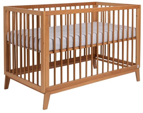 מיטת תינוק מעץ בוק וויני - טבעי