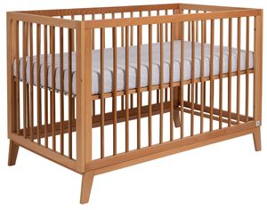 מיטת תינוק מעץ בוק וויני - טבעי