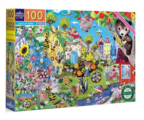 EEBOO פאזל 100 חלקים - love of bees