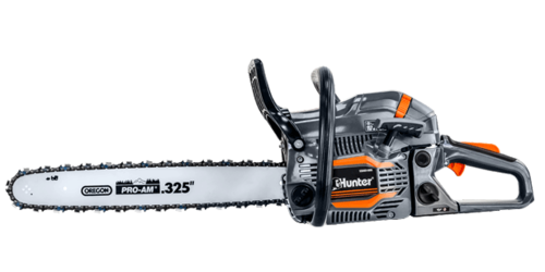 משור שרשרת מנוע בנזין Hunter 2300w 45cc Oregon 