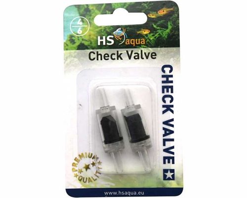 שסתום אל חזור 2 יח' בליסטר | HS AQUA CHECK VALVE 4-6 MM 2 PCS