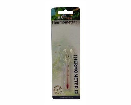 מד חום דק קטן  | HS AQUA GLASS THERMOMETER MINI 0-50º C