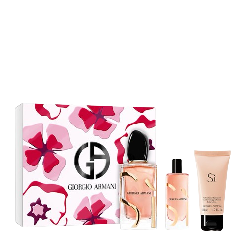 Giorgio Armani Si Set 100ML + 10ML + Body Lotion 50ML מארז ארמני סי לאישה 100מ"ל + 15מ"ל + קרם גוף 50מ"ל