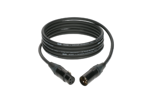 כבל מיקרופון, 10 מטר, XLR-XLR, מחברים NEUTRIK, M2FM1-1000 KLOTZ
