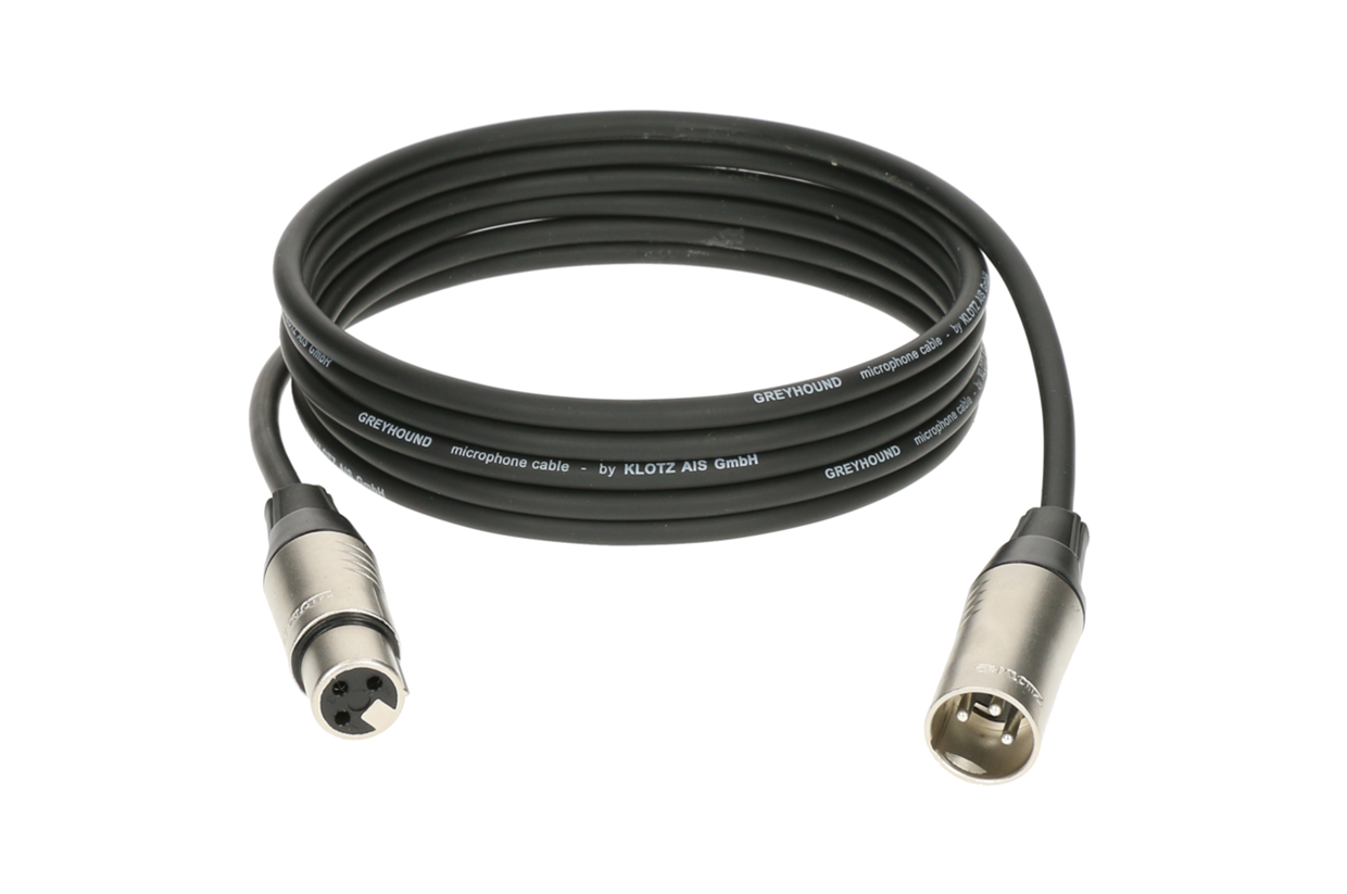 כבל מיקרופון, 3 מטר, XLR-XLR,  GRG1FM03.0 KLOTZ