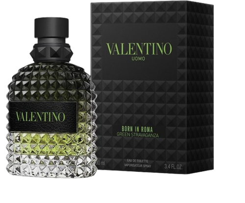 Valentino Uomo Born In Roma Green Stravaganza 100ML EDT וולנטינו אומו בורן אין רומה גרין סטרווגנזה לגבר