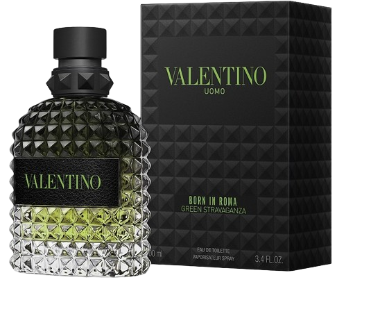 Valentino Uomo Born In Roma Green Stravaganza 100ML EDT וולנטינו אומו בורן אין רומה גרין סטרווגנזה לגבר