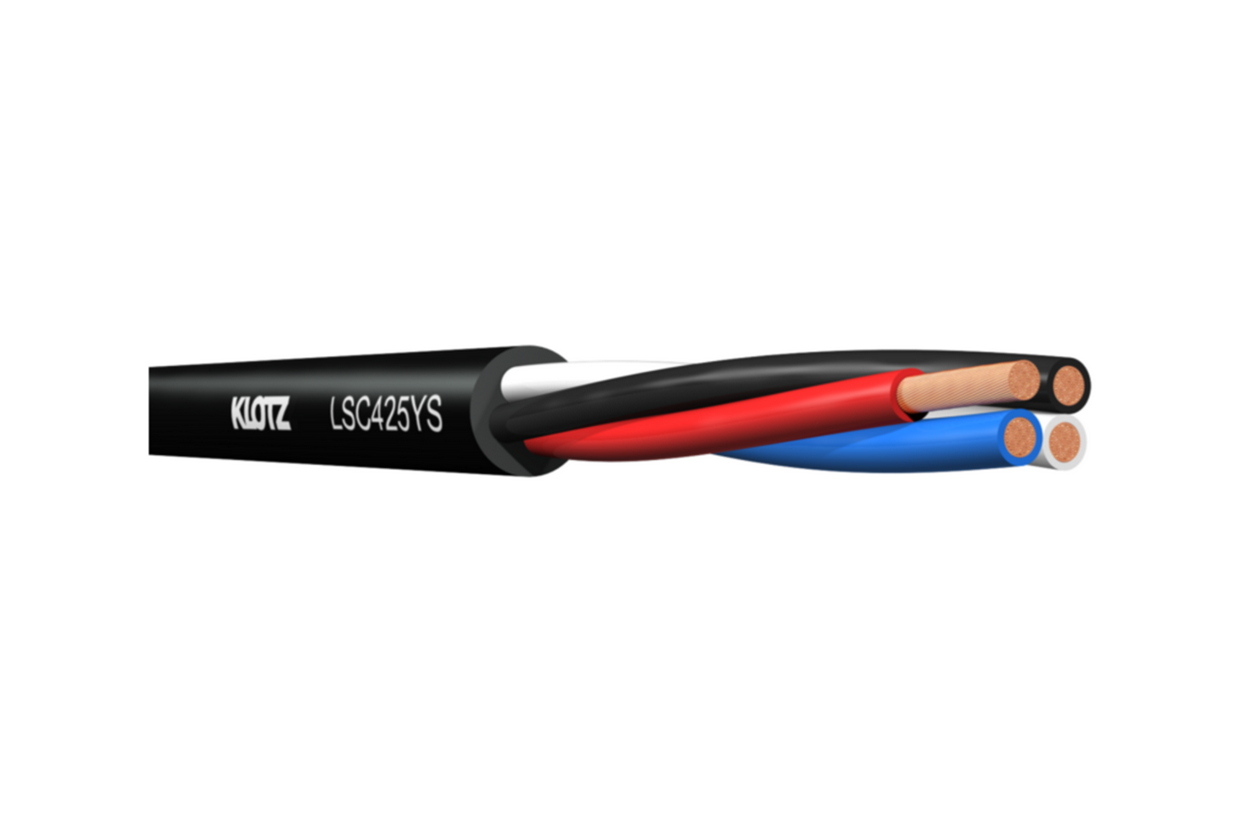 כבל רמקול 4x2.5 גמיש (מחיר למטר) KLOTZ  LSC425YS