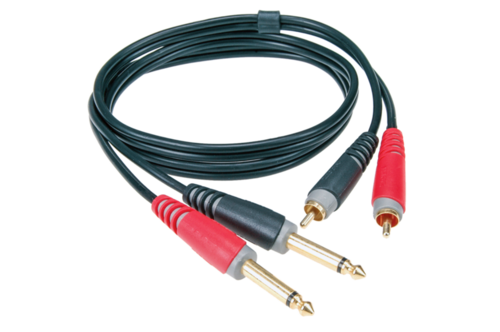 כבל 2xPL-2xRCA באורך 3 מ` מקצועי KLOTZ AT-CJ0300
