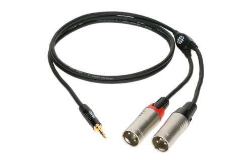 כבל 3.5-2XLR MALE באורך 3 מ` מקצועי KLOTZ  KY9-300