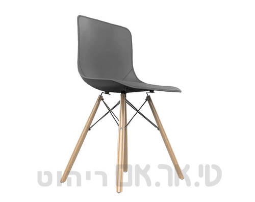 כסא דגם מאי אפור כהה