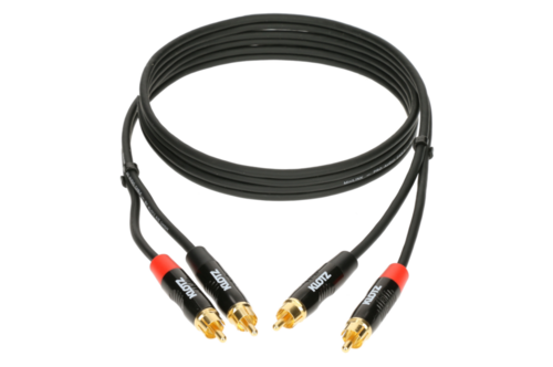 כבל 2xRCA-2xRCA באורך 3 מ` סדרת PRO TwinCable KT-CC300  KLOTZ