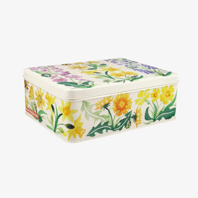 קופסת פח מלבנית: Wild Flowers