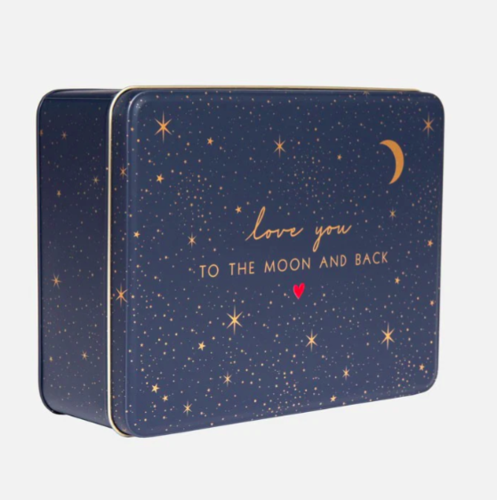 קופסת פח מלבנית: Love You To The Moon & Back