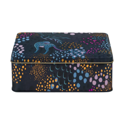 קופסת פח מלבנית: Midnight Leopard
