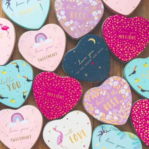 קופסת פח לב קטנה: Little Gestures - Hearts M