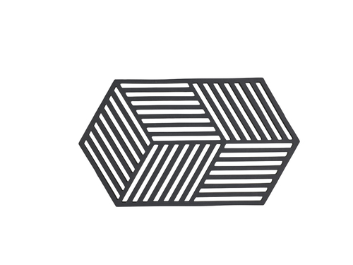 תחתית לסיר Hexagon Long - שחור