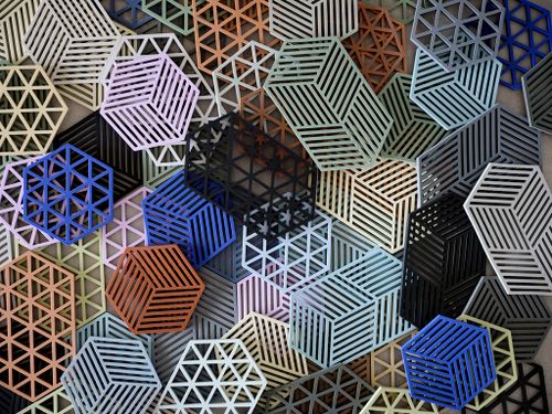 תחתית לסיר Hexagon Long - שחור