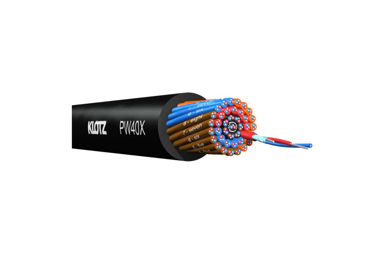 מולטי כבל 8 קווים כל קו משרוול ממוספר KLOTZ PW08