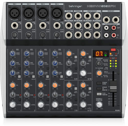 מיקסר Behringer Xenyx 1202SFX עם USB עם אפקטים