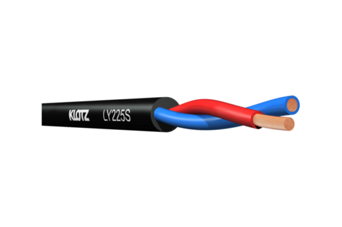 כבל רמקול 2x2.5 גמיש, 200 מטר KLOTZ LY225S.200