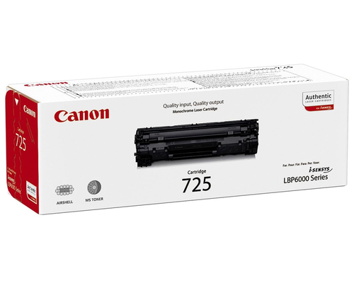  טונר שחור מקורי Canon CRG-725 קנון (3,200 דף)