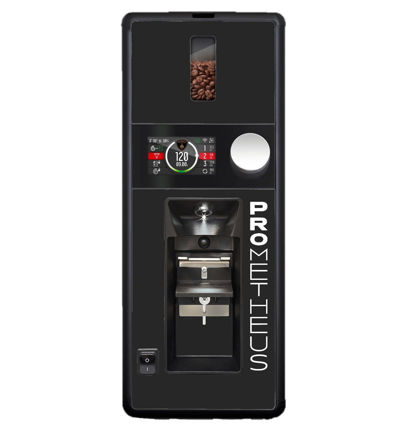 מטחנת קפה מקצועית יוריקה פרומתאוס שחור - Eureka Prometheus Black