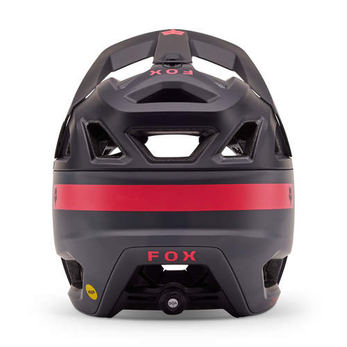 קסדת אנדורו מלאה פוקס שחור / אדום - FOX PROFRAME RS MIPS HELMET TAUNT V24 