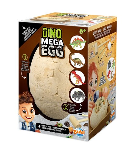 ערכת מגה דינו לחפירת 4 דינוזאורים