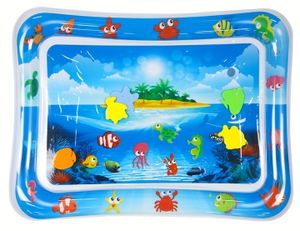 משטח מים תחושתי גדול לתינוק - אי הדגים