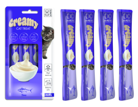 שלוק לחתול בטעם טונה 60 גרם 10 יח ב-100 ש"ח M-PETS