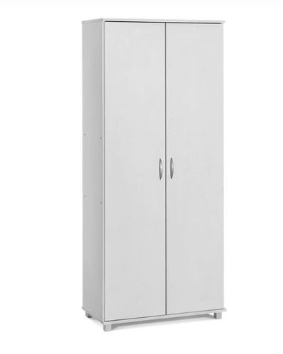 ארון 2 דלתות דגם אוריה לבן 703 מבית יראון YIRON - תוצרת ישראל