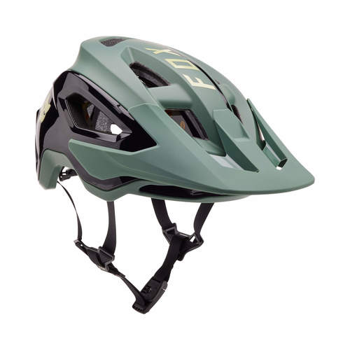 קסדת אול מאונטין לאופניים פוקס ירוק / שחור - FOX SPEED FRAME PRO MIPS BLOCKED V24
