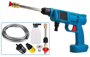 אקדח שטיפה בלחץ נטען 20V כולל סוללה 2AH ומטען KRAUSS