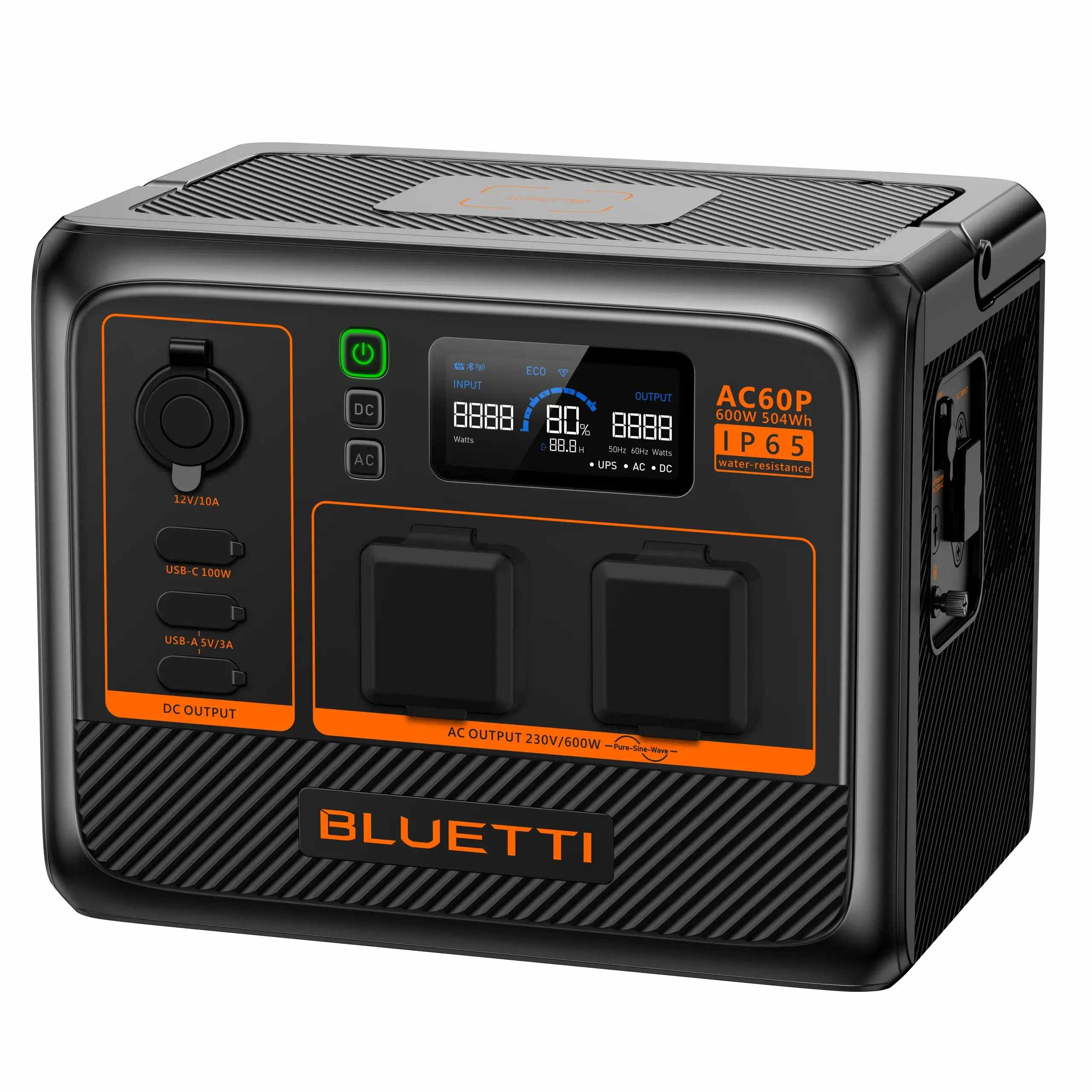 תחנת כוח BLUETTI AC60P Portable Power Station | 600W 504Wh