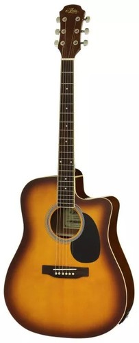 גיטרה אקוסטית מוגברת Aria AWN 15 CE -TS Tobacco Sunburst