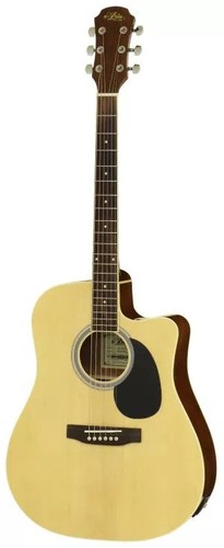 גיטרה אקוסטית מוגברת Aria AWN15 CE-N Natural
