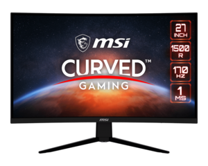 מסך מחשב גיימינג קעור - MSI 27" G273CQ 170HZ 2K 1MS 1500R CURVED