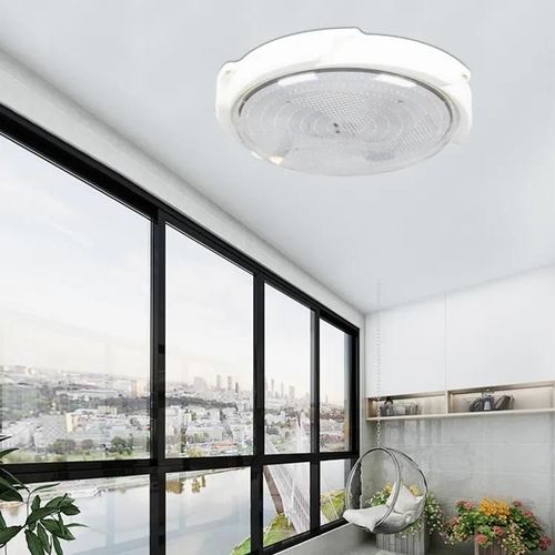 מנורה צמודת תקרה סולארית 3 גווני הארה 30W + שלט אלחוטי